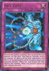 An Ultra Rare "Safe Zone" card from the Yugioh Set: Battle Pack 2: War of the Giants (BPW2).