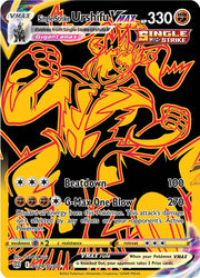 A Secret Rare "Single Strike Urshifu Vmax" (TG29/TG30) card from the Pokemon Set: Brilliant Stars.