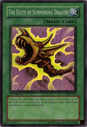 A Super Rare "The Flute of Summoning Dragon" card from the Yugioh Starter Deck: Kaiba (SDK).