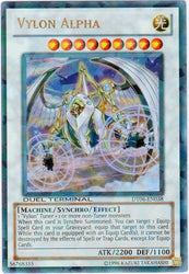 A Duel Terminal Ultra Rare "Vylon Alpha" card from the Yugioh Set: Duel Terminal 6 (DT06).