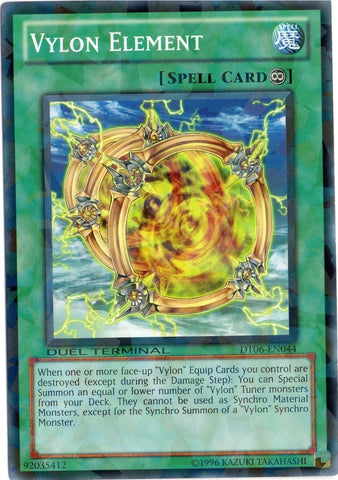 A Duel Terminal Common "Vylon Element" card from the Yugioh Set: Duel Terminal 6 (DT06).