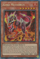 A 1st edition Collector's Rare "Xeno Meteorus" card from the Yugioh Set: Wild Survivors