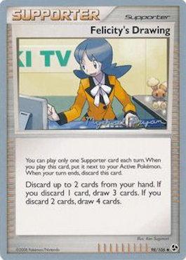 Felicity's Drawing (98/106) (Happy Luck - Mychael Bryan) [World Championships 2010] Pokémon