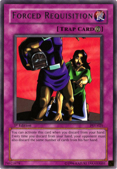 Forced Requisition [PSV-025] Rare Yu-Gi-Oh!