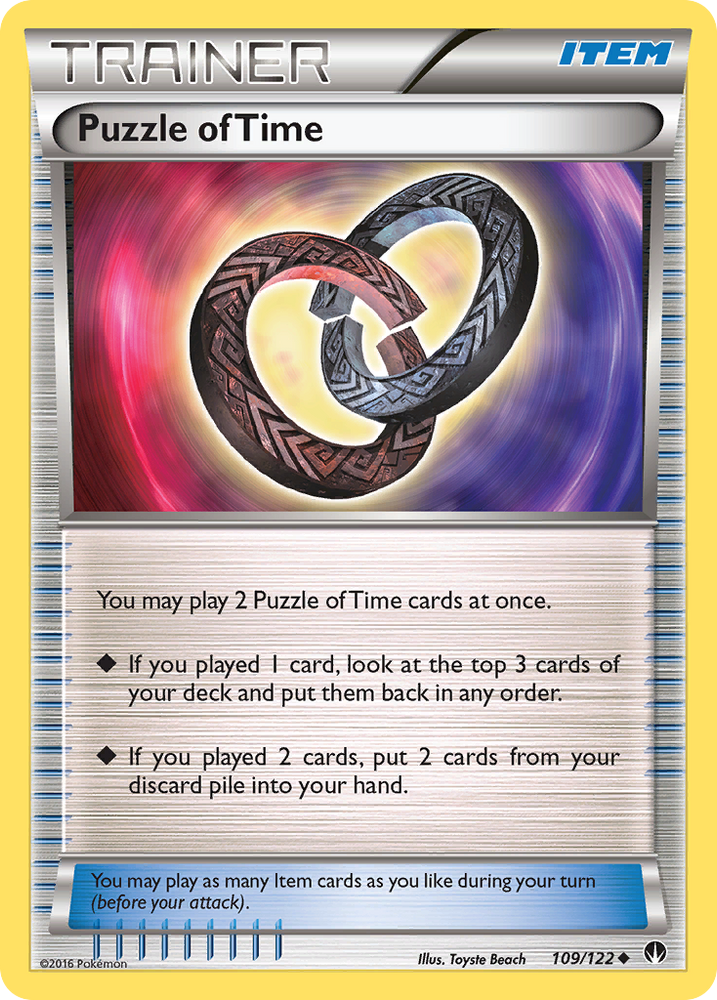 Puzzle of Time (109/122) [XY: BREAKpoint] Pokémon