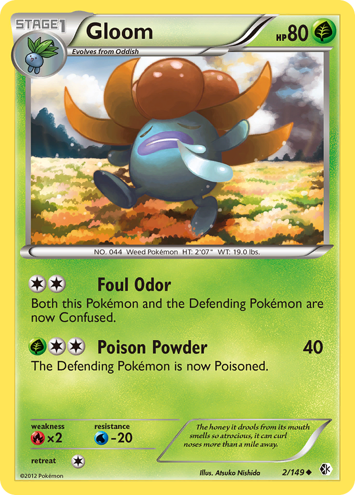 Gloom (2/149) [Black & White: Boundaries Crossed] Pokémon