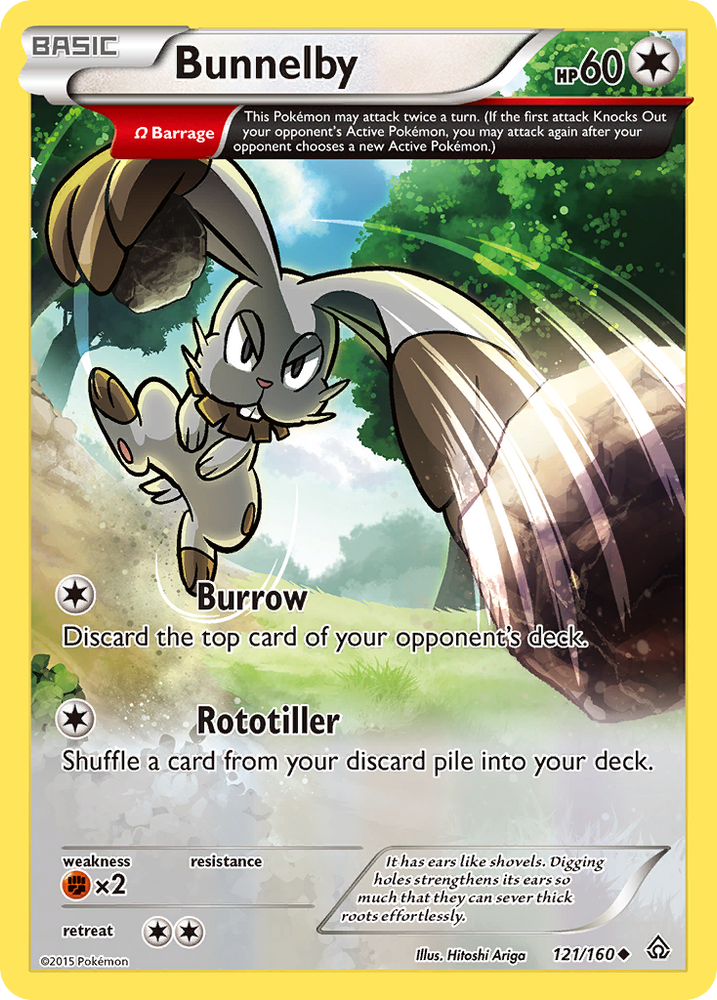 Bunnelby (121/160) [XY: Primal Clash] Pokémon