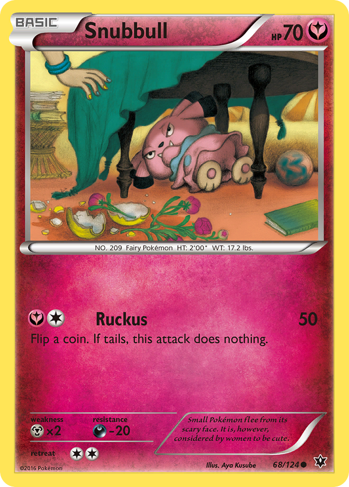Snubbull (68/124) [XY: Fates Collide] Pokémon