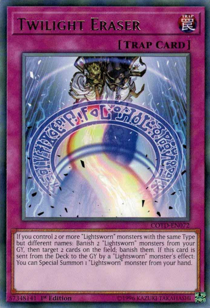 Twilight Eraser [COTD-EN072] Rare Yu-Gi-Oh!