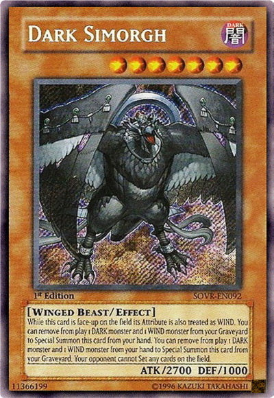 Dark Simorgh [SOVR-EN092] Secret Rare Yu-Gi-Oh!