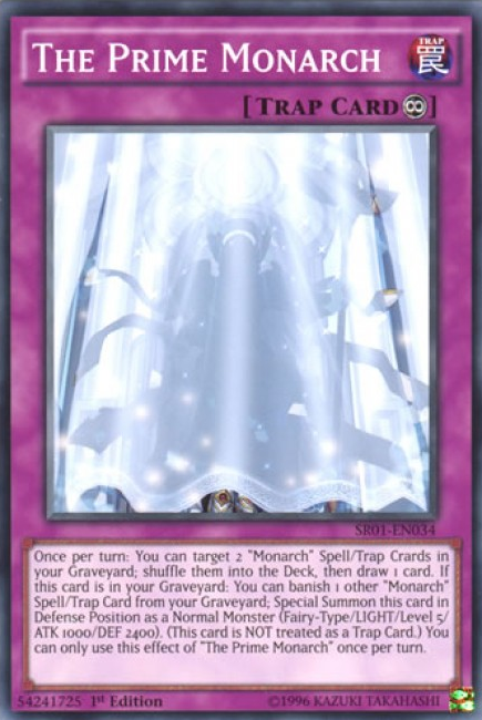 The Prime Monarch [SR01-EN034] Common Yu-Gi-Oh!