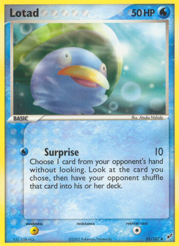 Lotad (35/107) [EX: Deoxys] Pokémon