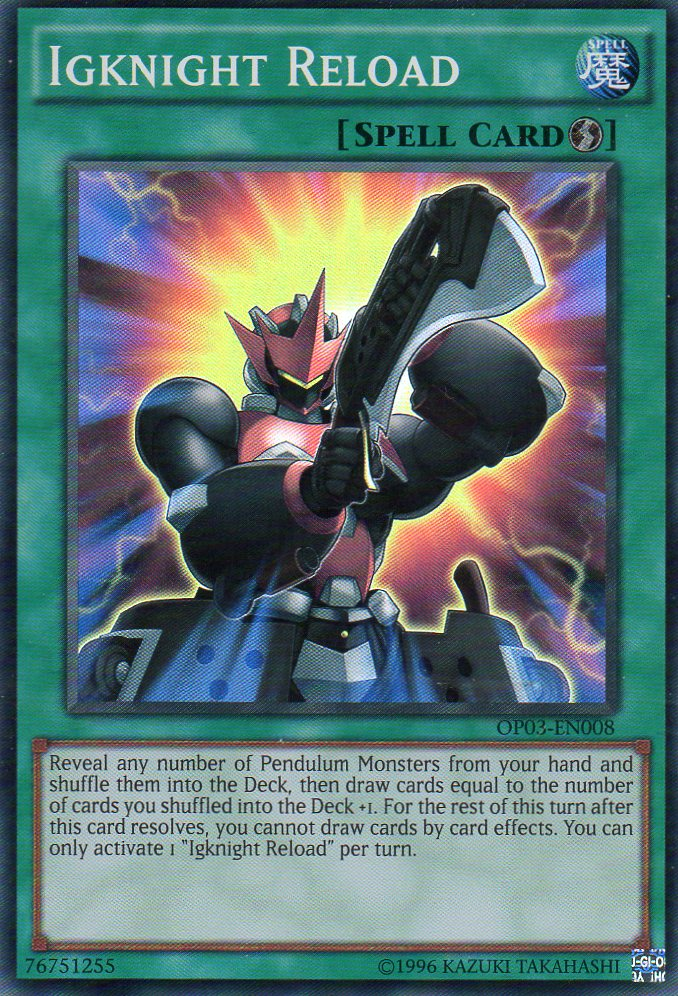 Igknight Reload [OP03-EN008] Super Rare Yu-Gi-Oh!