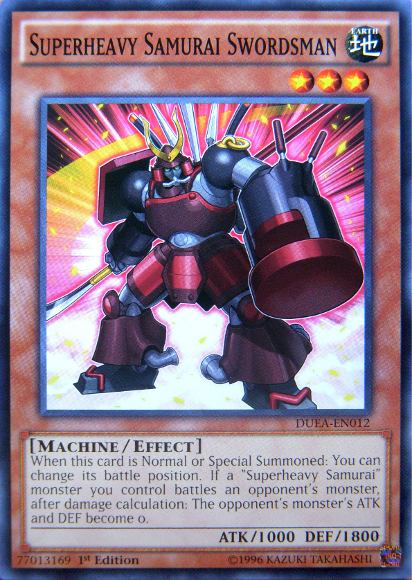 Superheavy Samurai Swordsman [DUEA-EN012] Common Yu-Gi-Oh!