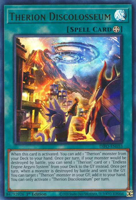 Therion Discolosseum [DIFO-EN053] Ultra Rare Yu-Gi-Oh!