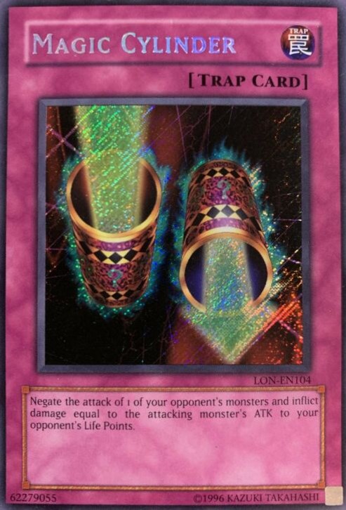 Magic Cylinder [LON-EN104] Secret Rare Yu-Gi-Oh!