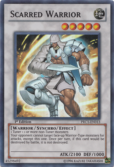 Scarred Warrior [PRC1-EN013] Super Rare Yu-Gi-Oh!