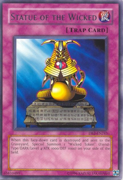 Statue of the Wicked [DB2-EN243] Rare Yu-Gi-Oh!