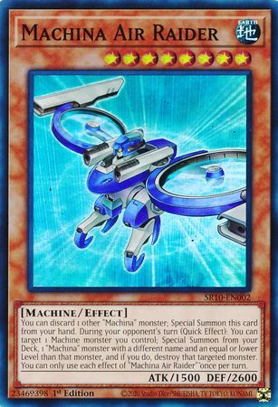Machina Air Raider [SR10-EN002] Super Rare Yu-Gi-Oh!