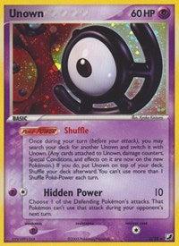 Unown (U) (U/28) [EX: Unseen Forces] Pokémon