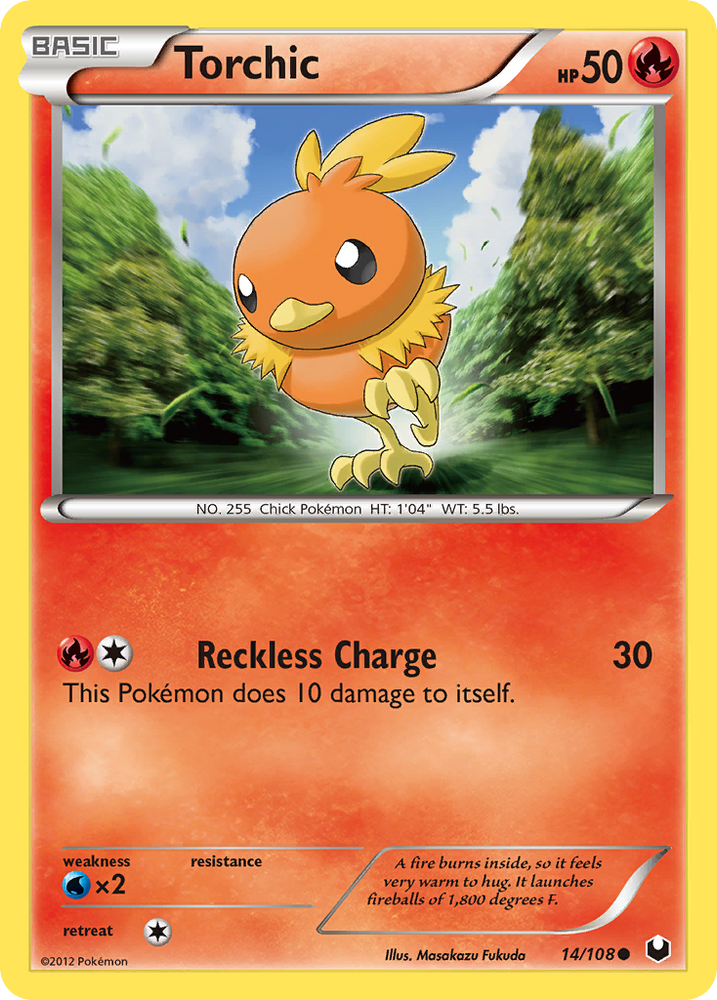 Torchic (14/108) [Black & White: Dark Explorers] Pokémon