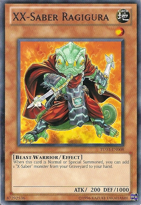 XX-Saber Ragigura [TU03-EN008] Rare Yu-Gi-Oh!