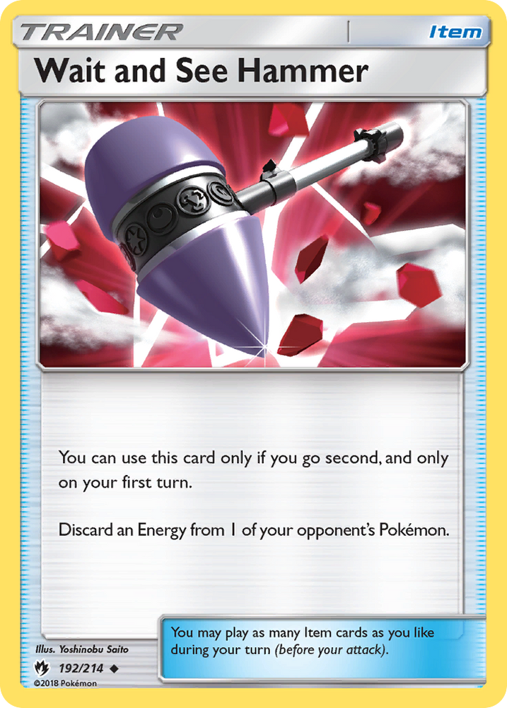 Wait and See Hammer (192/214) [Sun & Moon: Lost Thunder] Pokémon