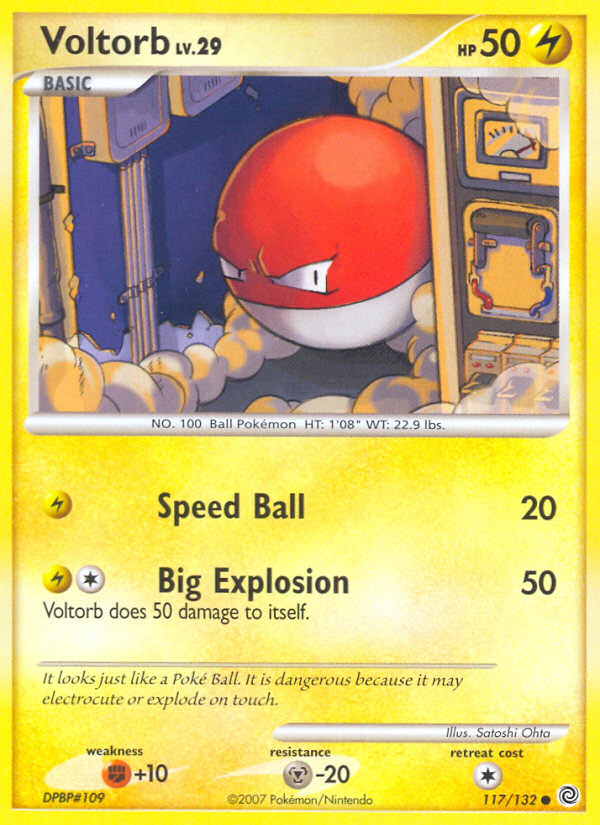 Voltorb (117/132) [Diamond & Pearl: Secret Wonders] Pokémon