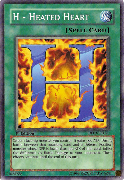 H - Heated Heart [DP03-EN016] Common Yu-Gi-Oh!