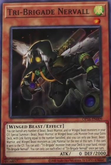 Tri-Brigade Nervall [OP16-EN009] Super Rare Yu-Gi-Oh!