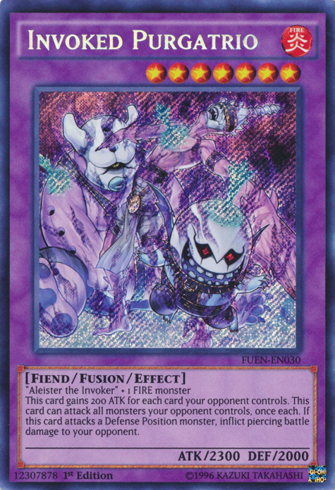 Invoked Purgatrio [FUEN-EN030] Secret Rare Yu-Gi-Oh!
