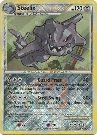 Steelix (24/95) (League Promo) [HeartGold & SoulSilver: Unleashed] Pokémon