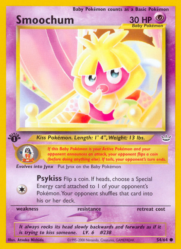 Smoochum (54/64) [Neo Revelation 1st Edition] Pokémon