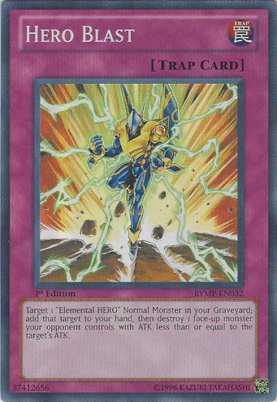 Hero Blast [RYMP-EN032] Super Rare Yu-Gi-Oh!