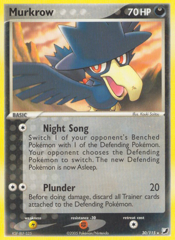 Murkrow (30/115) [EX: Unseen Forces] Pokémon