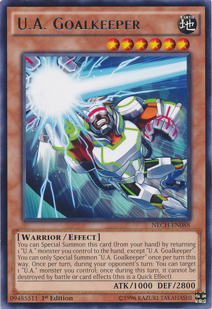 U.A. Goalkeeper [NECH-EN088] Rare Yu-Gi-Oh!