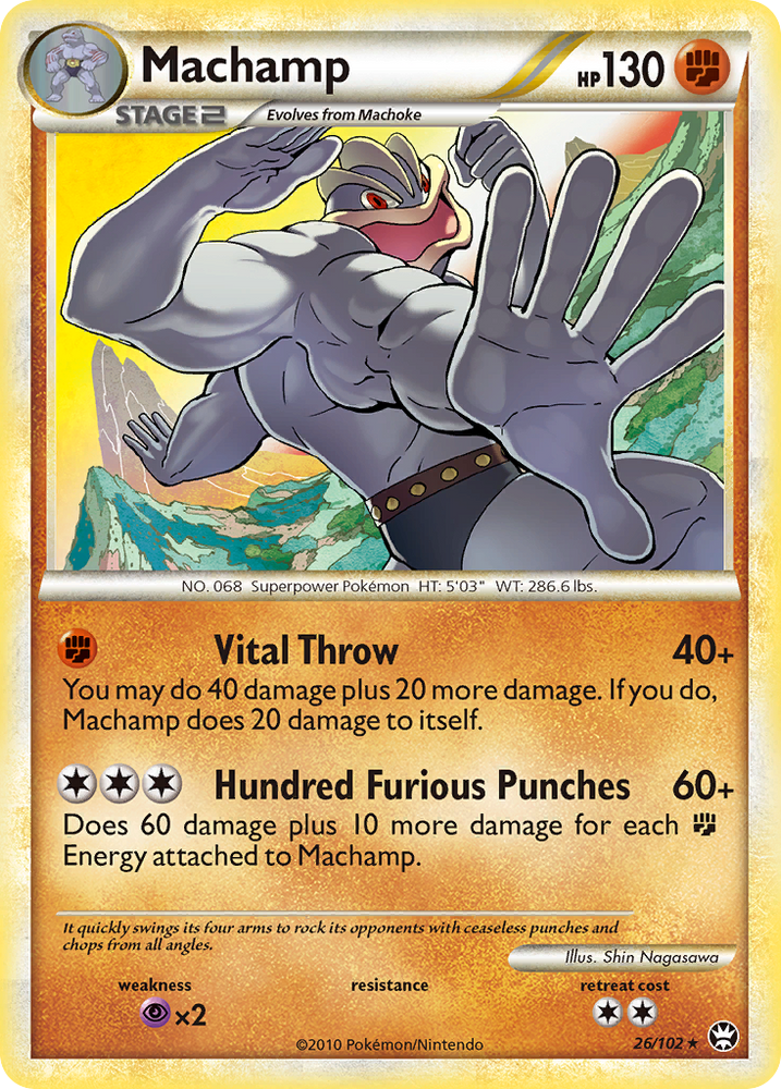 Machamp (26/102) [HeartGold & SoulSilver: Triumphant] Pokémon