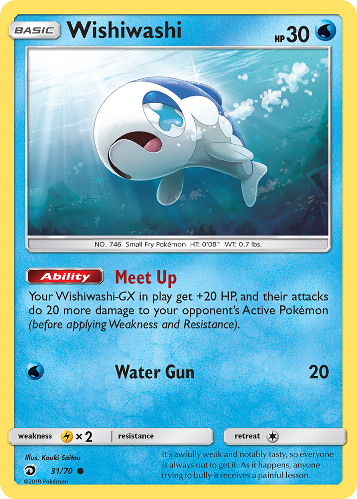 Wishiwashi (31/70) [Sun & Moon: Dragon Majesty] Pokémon