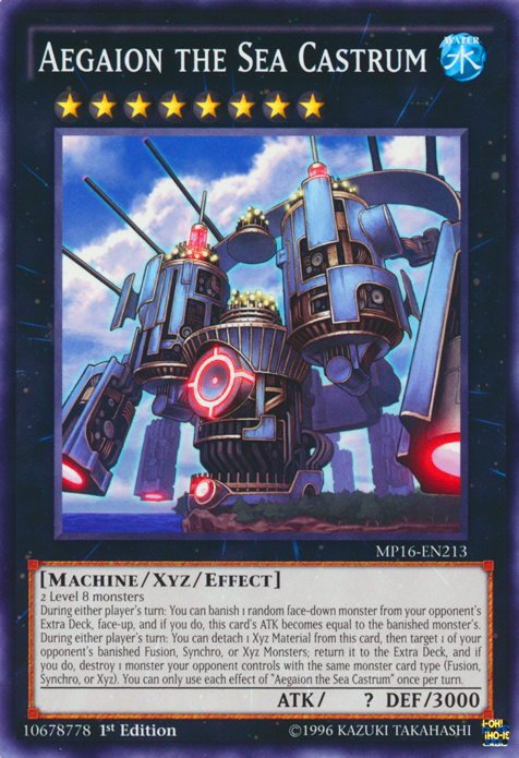 Aegaion the Sea Castrum [MP16-EN213] Common Yu-Gi-Oh!