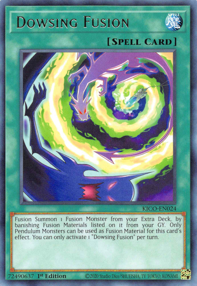 Dowsing Fusion (Rare) [KICO-EN024] Rare Yu-Gi-Oh!