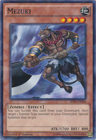 Mezuki [BP03-EN046] Shatterfoil Rare Yu-Gi-Oh!