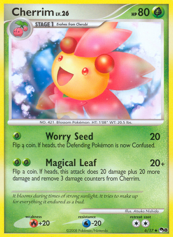 Cherrim (6/17) [POP Series 8] Pokémon