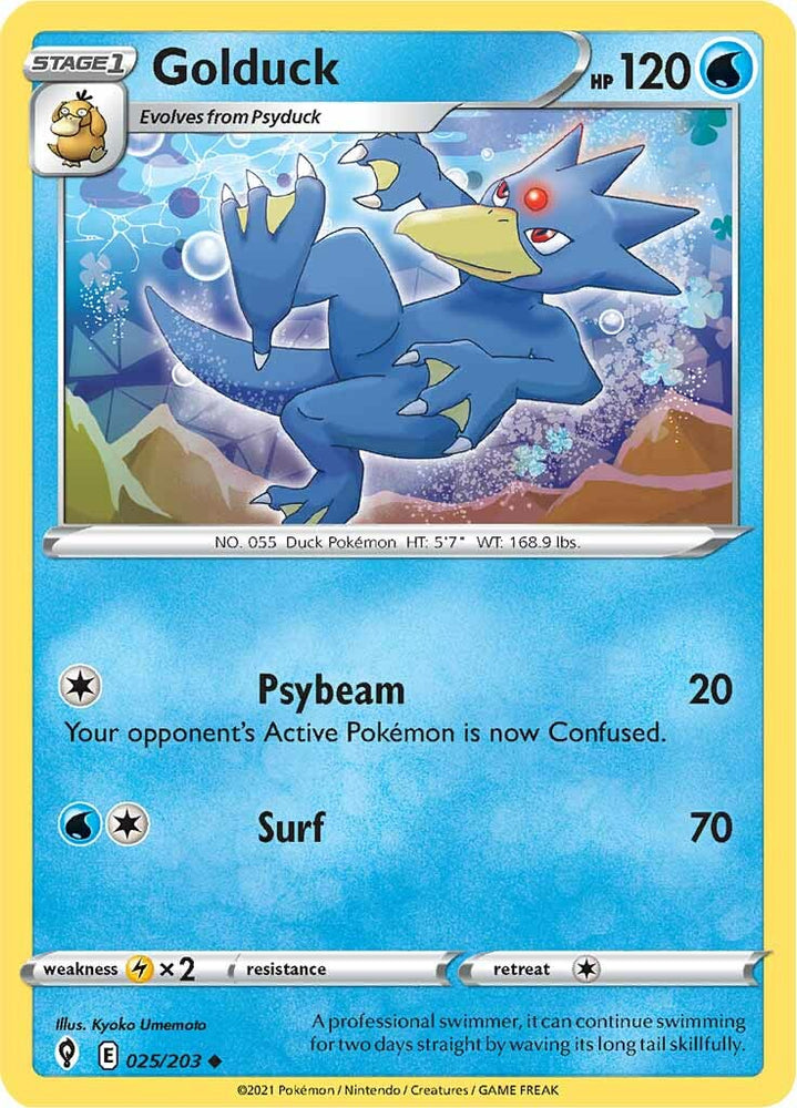 Golduck (025/203) [Sword & Shield: Evolving Skies] Pokémon