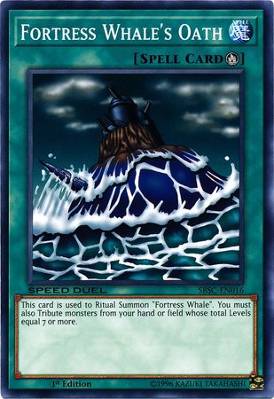 Fortress Whale's Oath [SBSC-EN016] Common Yu-Gi-Oh!
