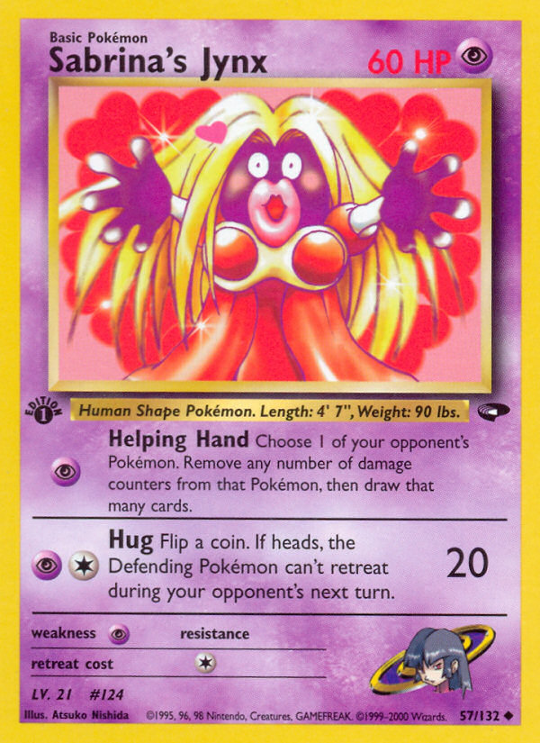 Sabrina's Jynx (57/132) [Gym Challenge 1st Edition] Pokémon