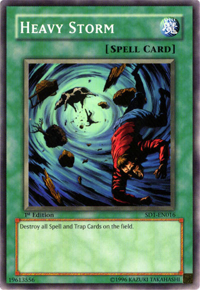 Heavy Storm [SD1-EN016] Common Yu-Gi-Oh!
