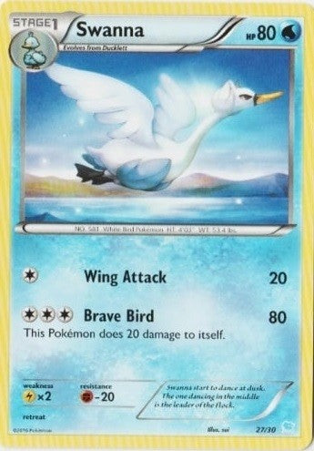 Swanna (27/30) [XY: Trainer Kit 3 - Suicune] Pokémon