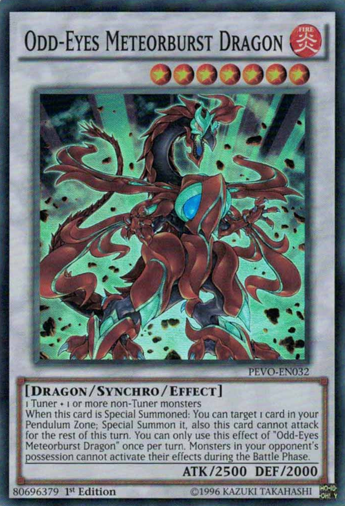 Odd-Eyes Meteorburst Dragon [PEVO-EN032] Super Rare Yu-Gi-Oh!