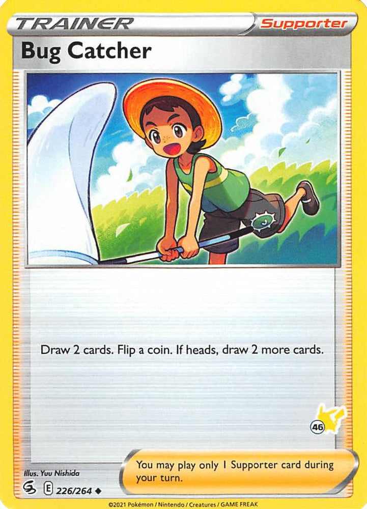 Bug Catcher (226/264) (Pikachu Stamp #46) [Battle Academy 2022] Pokémon