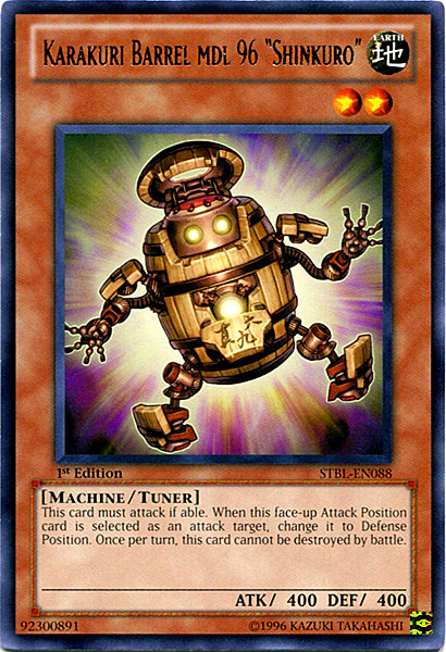 Karakuri Barrel mdl 96 "Shinkuro" [STBL-EN088] Rare Yu-Gi-Oh!